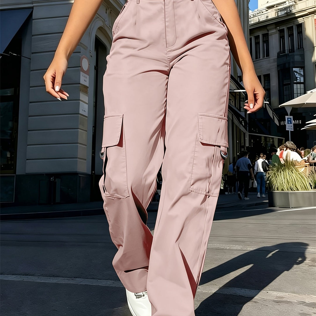 Sabine | High-Waisted Cargo Pants