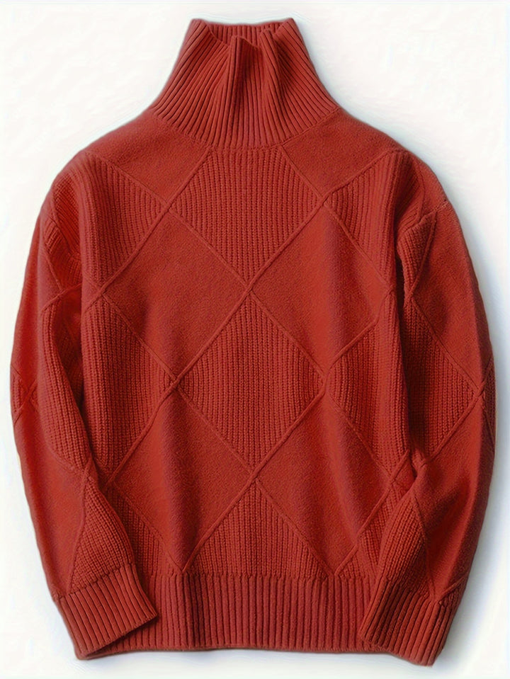 Cornelia | Cozy Textured Turtleneck Sweater