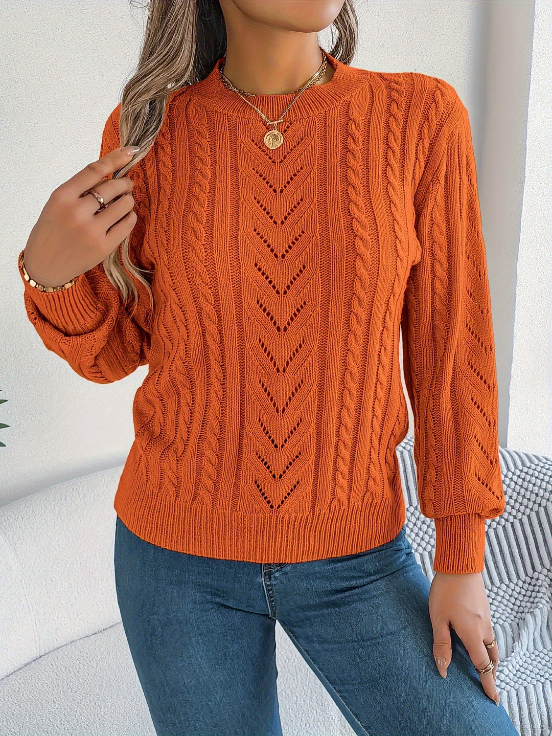 Marjorie | Soft Cable-Knit Sweater