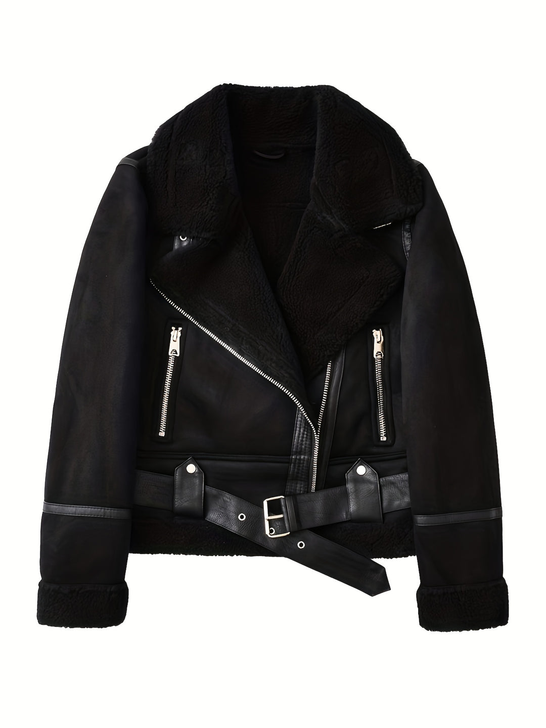 Florence | Belted Aviator Jacket