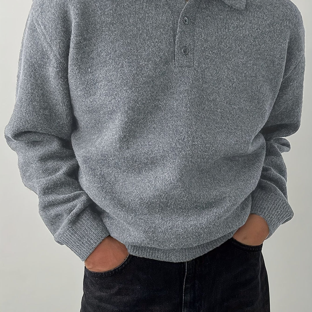 Sullivan | Refined Polo-Collar Sweater