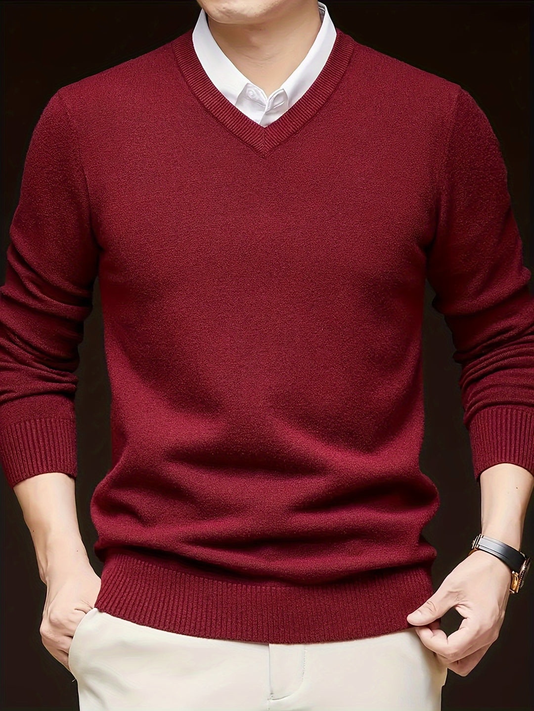 Theodore | Refined V-Neck Sweater