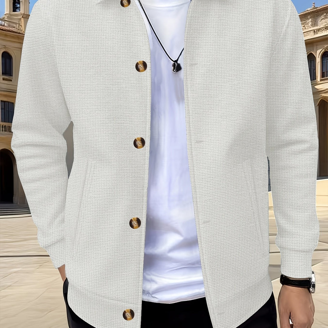 Spencer | Textured Button-Up Jacket