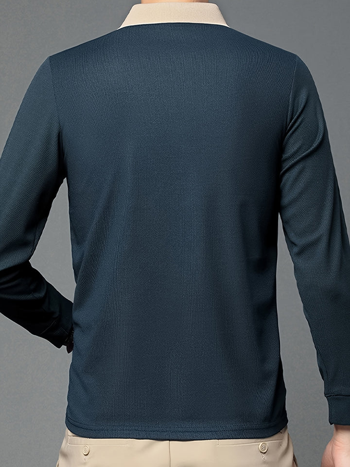Alden | Refined Long-Sleeve Polo Shirt