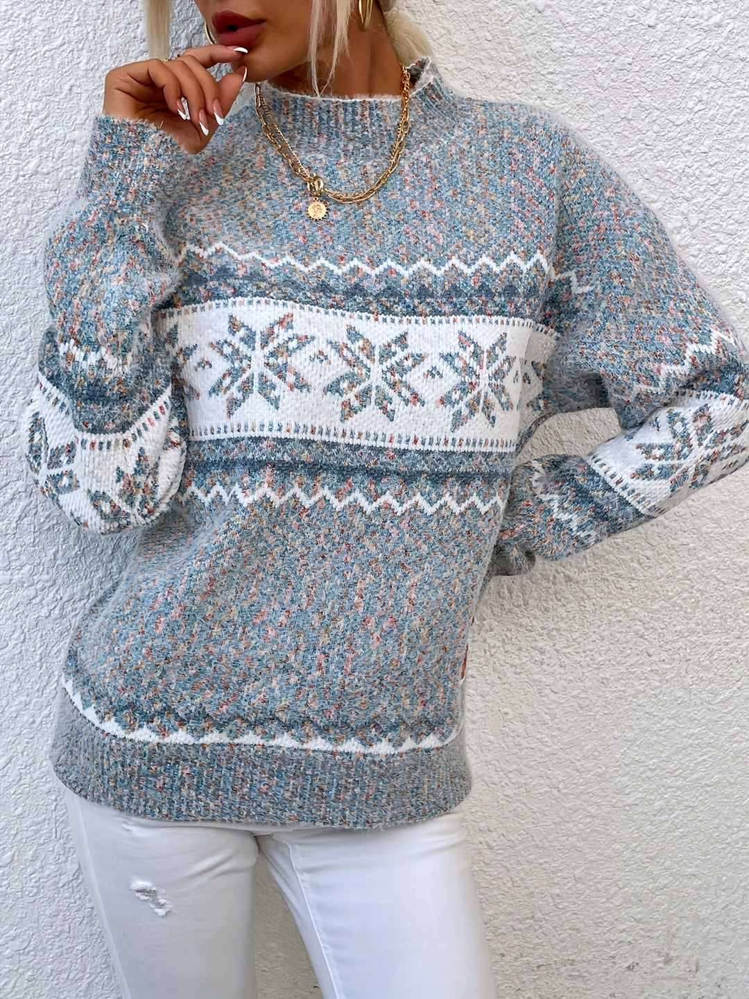 Lorelei | Snowflake Christmas Sweater
