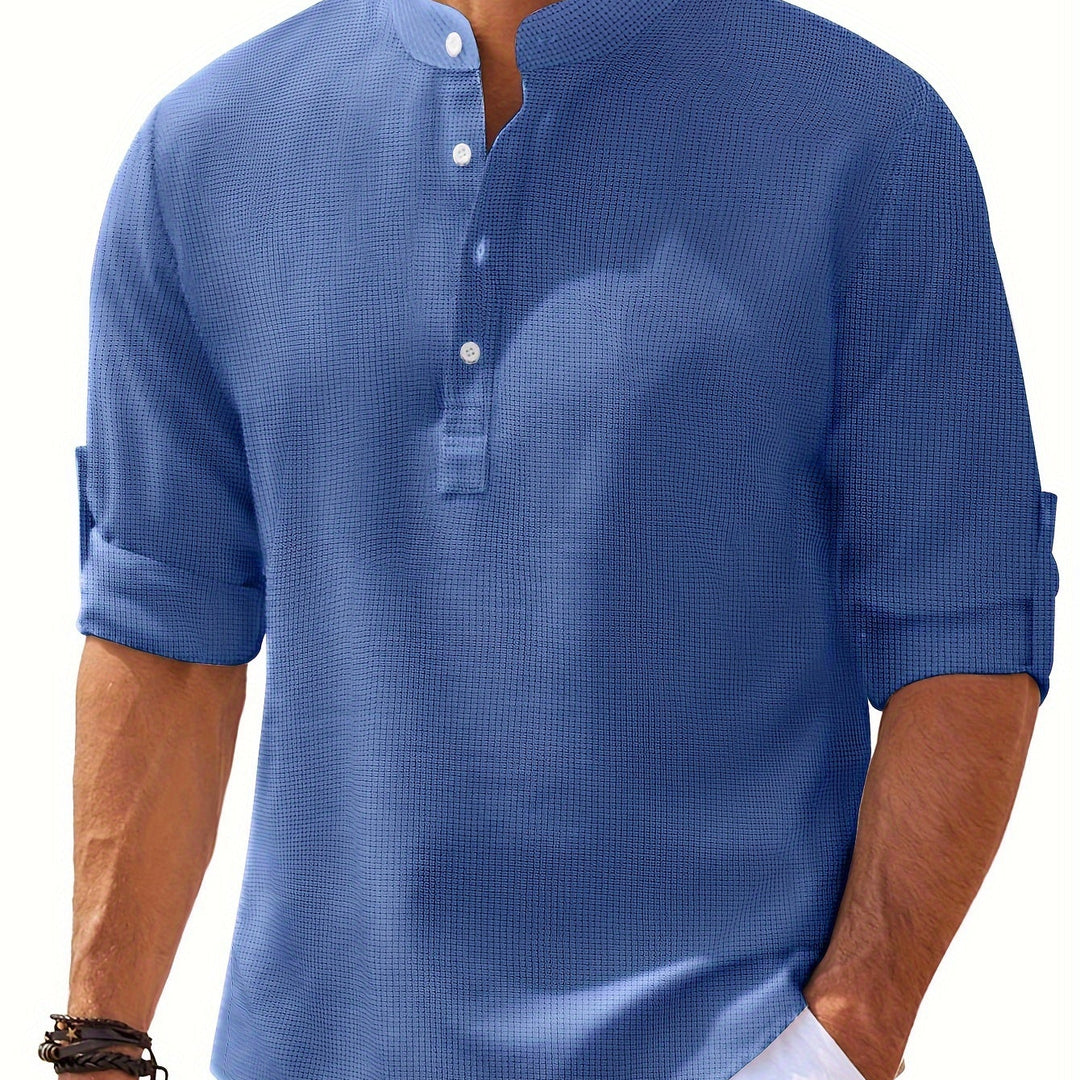 Winslow | Men's Stand-Collar Long Sleeve Shirt
