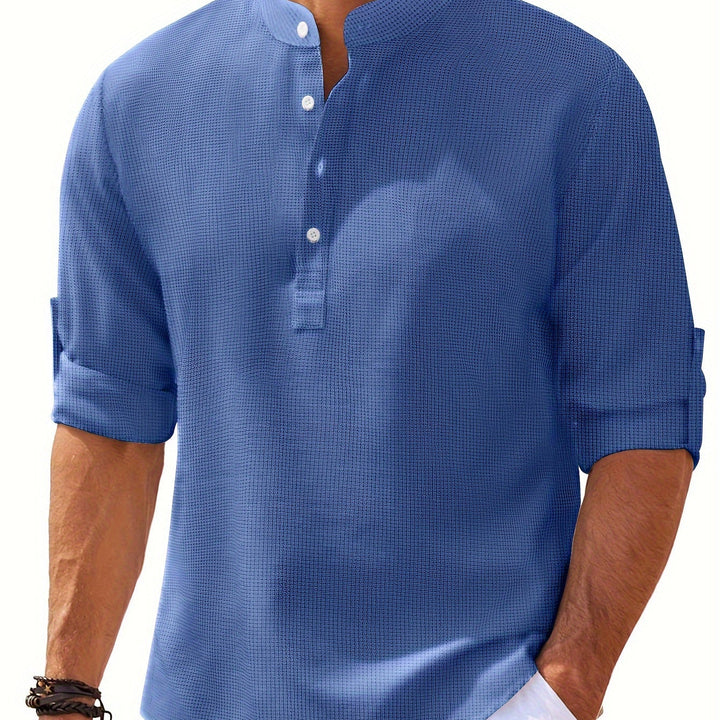 Winslow | Men's Stand-Collar Long Sleeve Shirt