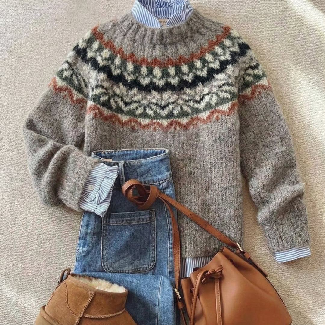 Nova | Nordic Patterned Sweater