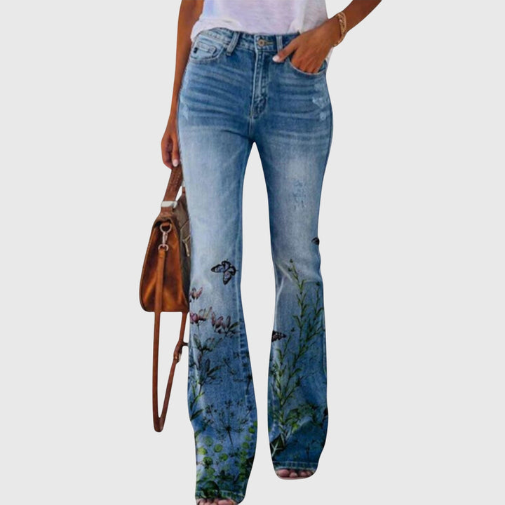 Bernice | Floral Flared Pants
