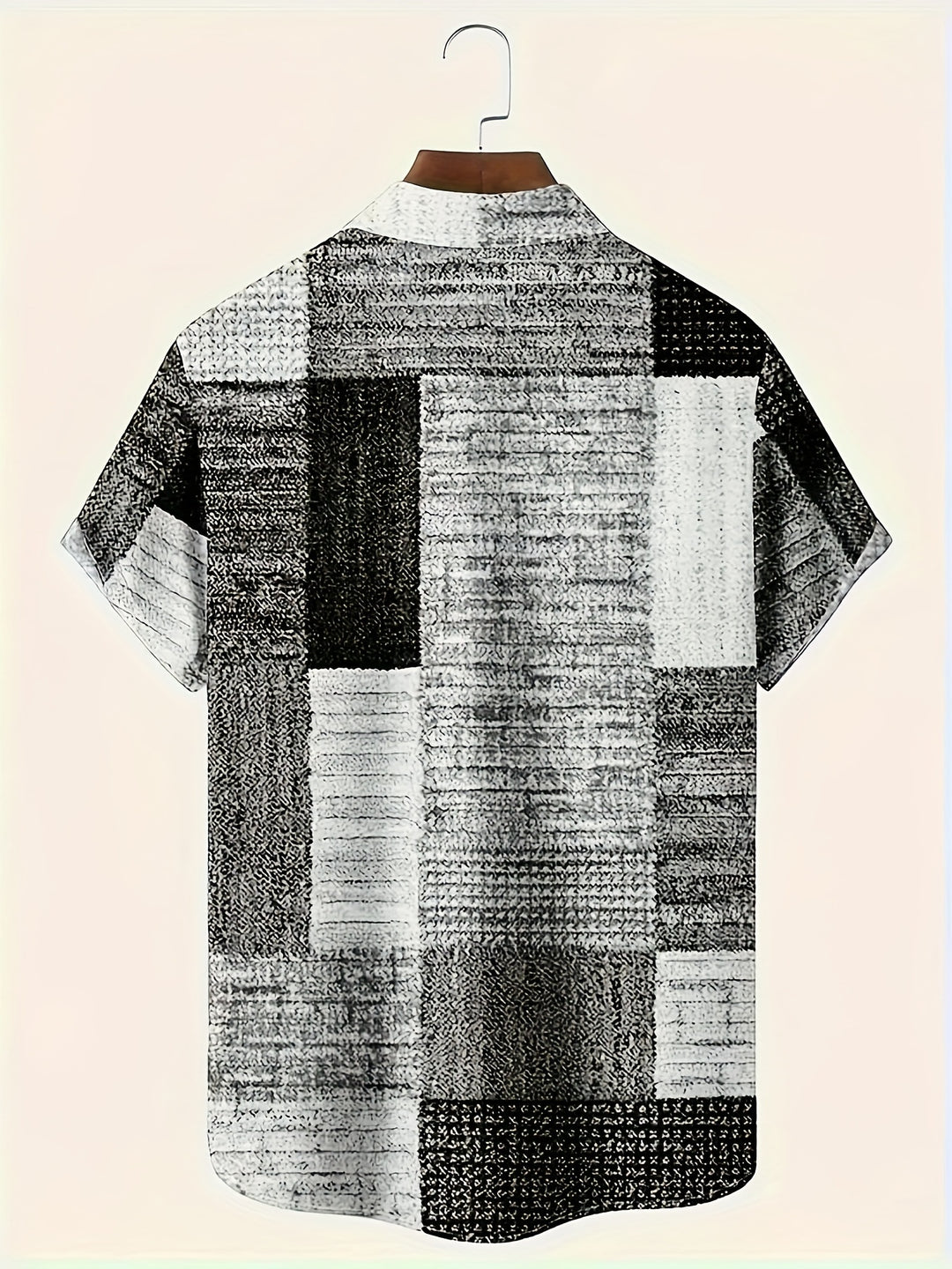 Gable | Men's Coloured Geometric Short Sleeve Shirt