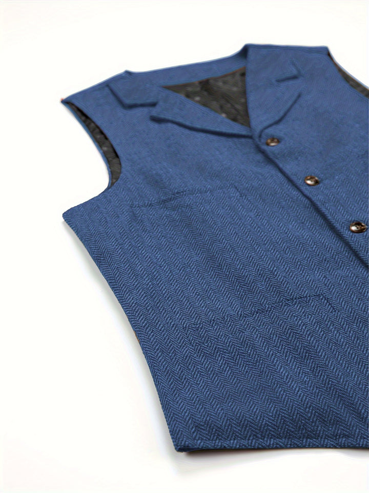 Barnaby | Heritage Herringbone Vest
