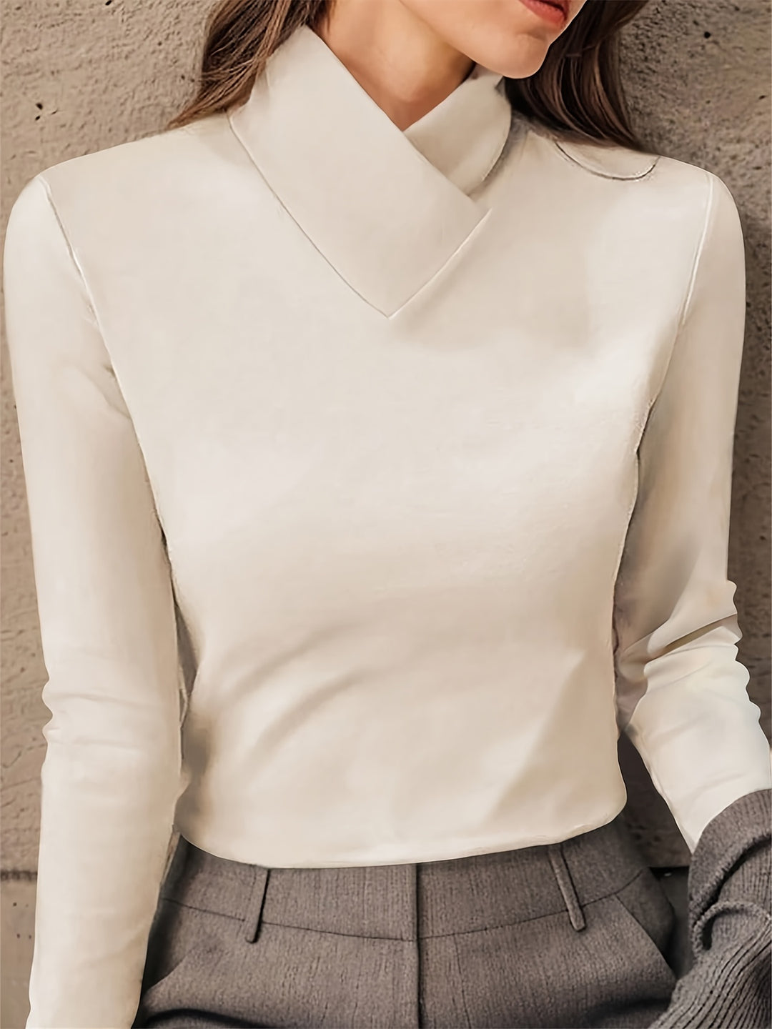 Beatrice | Refined V-Neck Top