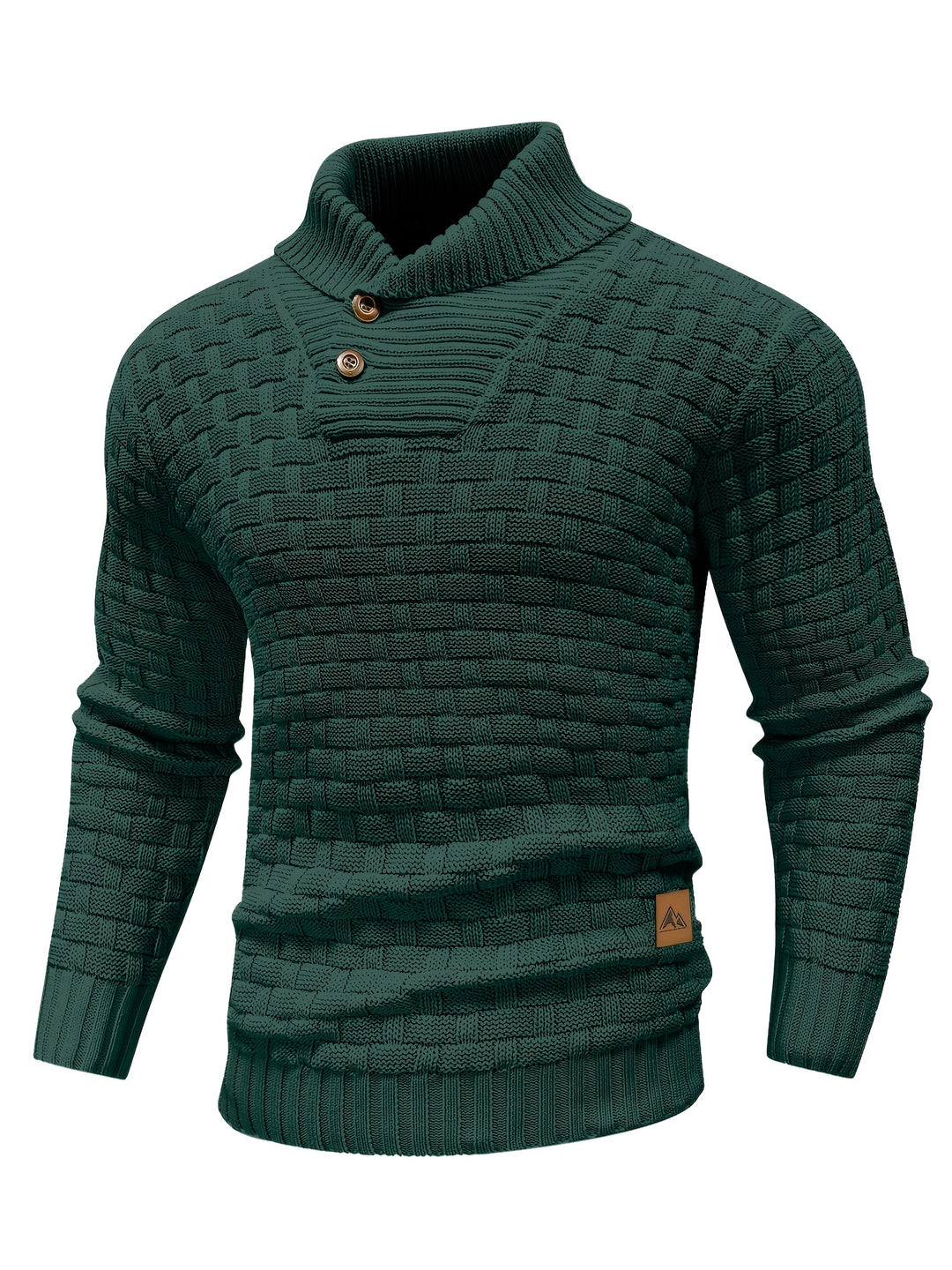 Cormac | Textured Shawl-Collar Sweater