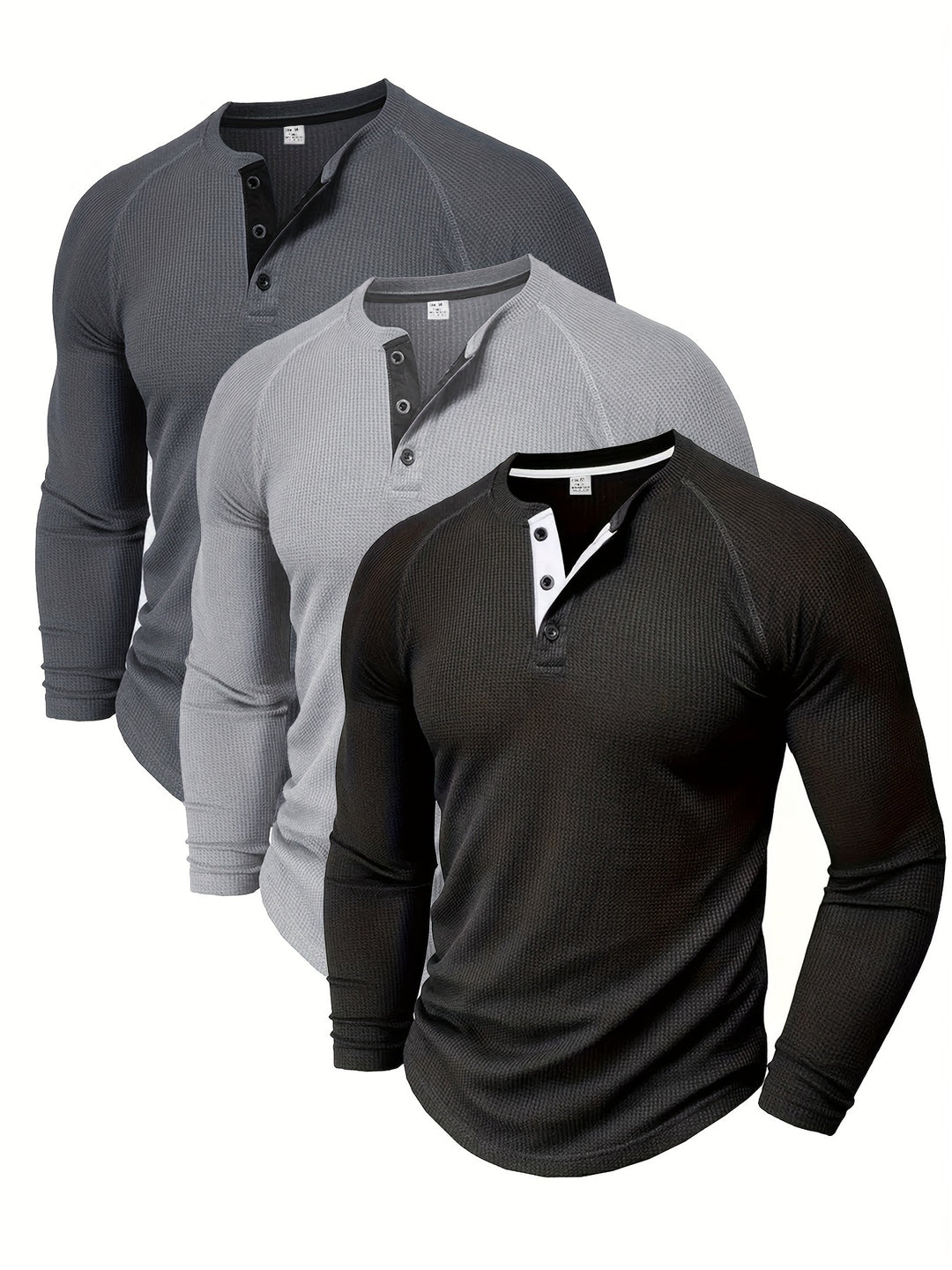Rowan | Classic Waffle-Knit Henley