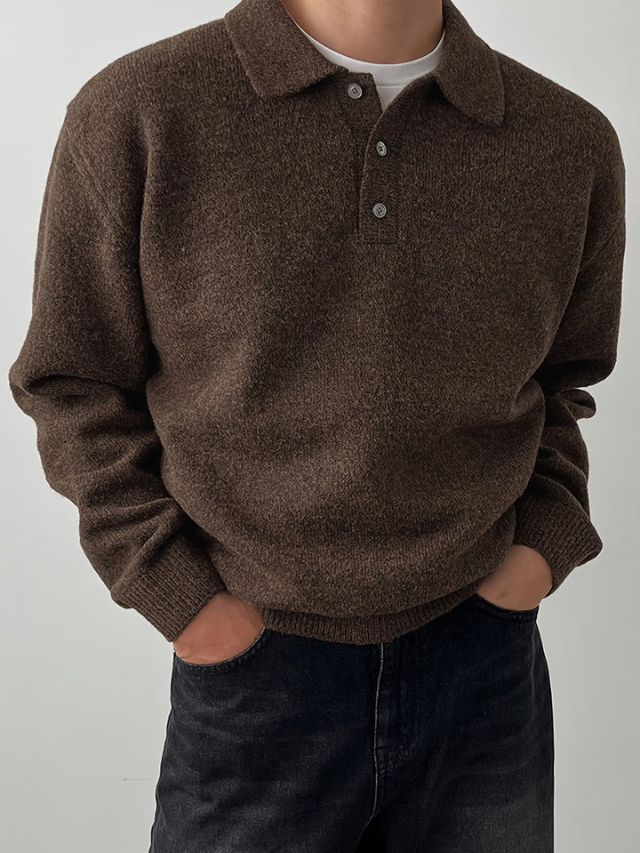 Sullivan | Refined Polo-Collar Sweater