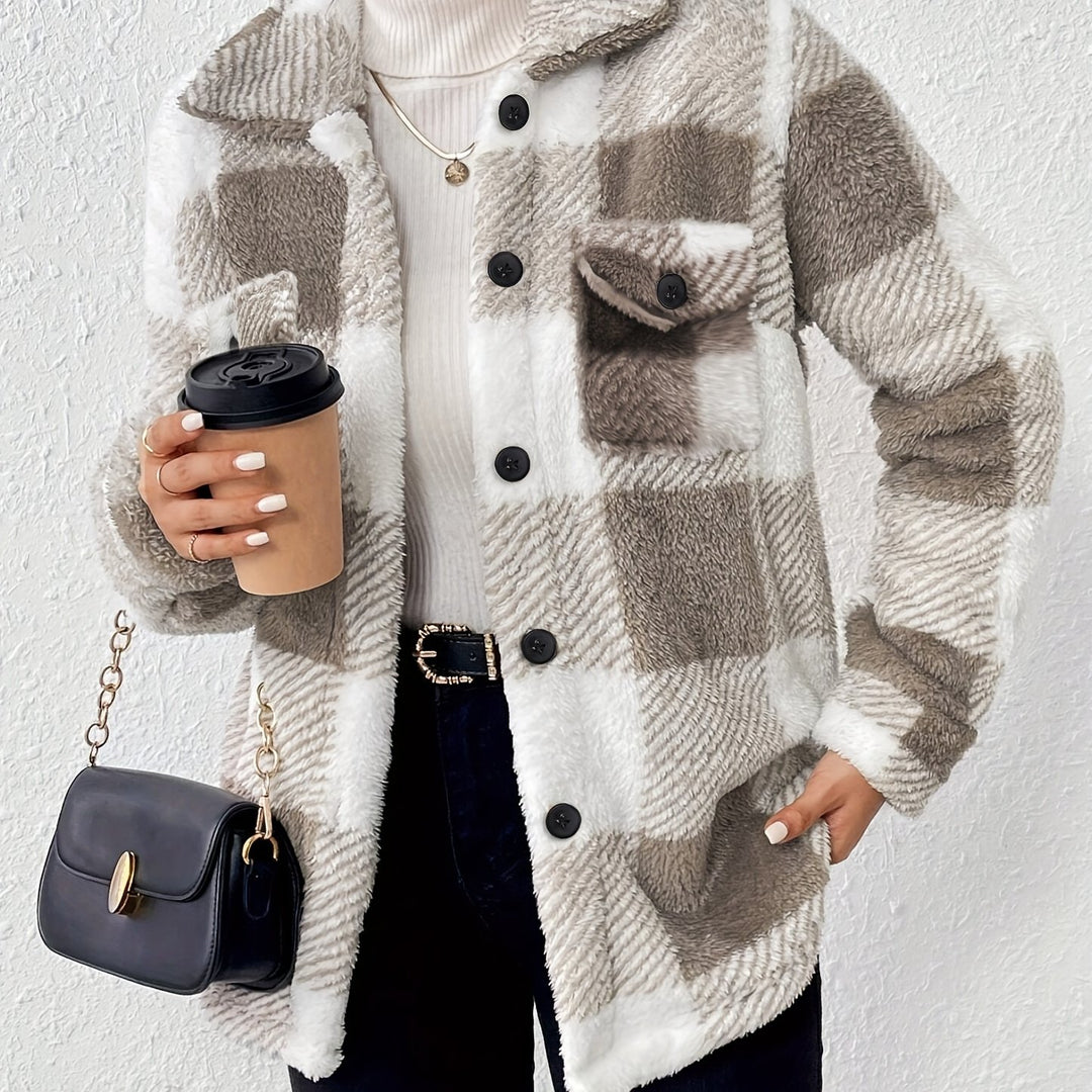 Nora | Cozy Plaid Shacket