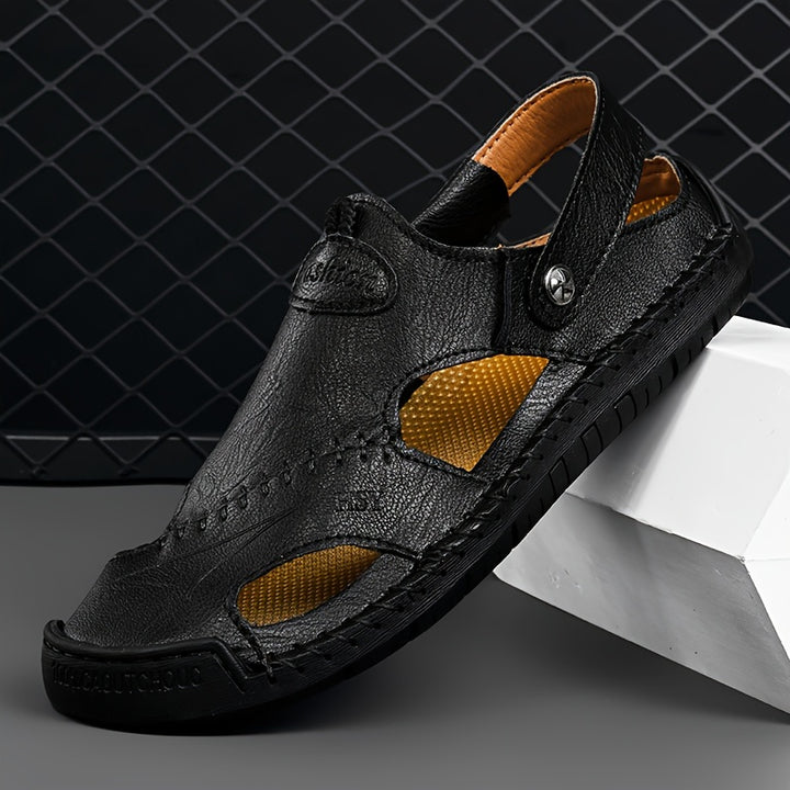 Ferran | Men's Hand-Stitched Closed-Toe Sandal