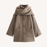 Fenella | Cozy Scarf-Collar Coat
