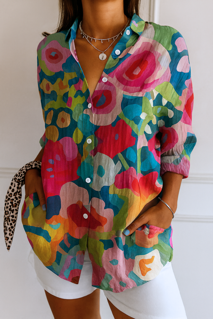 Camilla | Artful Print Blouse