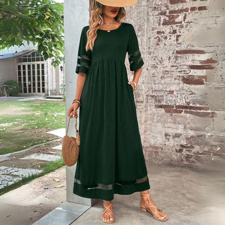 Ingrid | Flattering A-Line Midi Dress