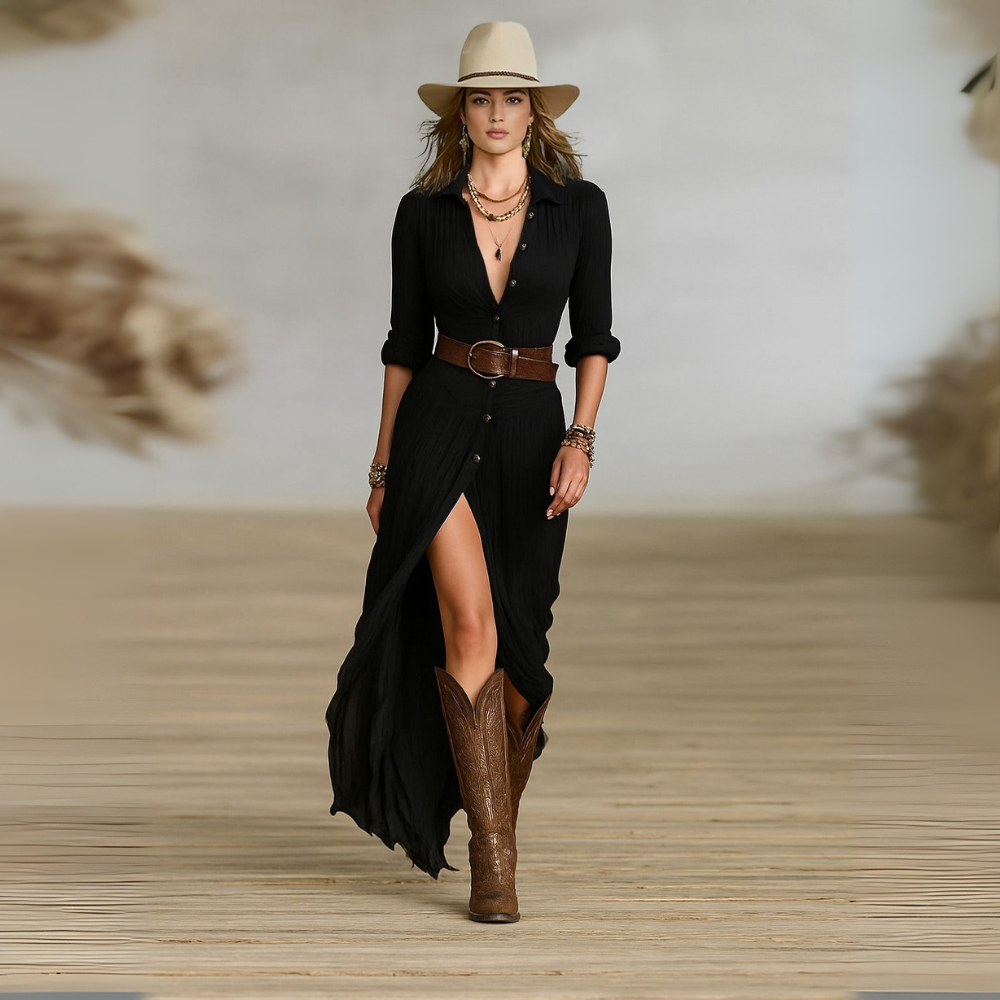Sierra | Elegant Flowing Maxi Dress