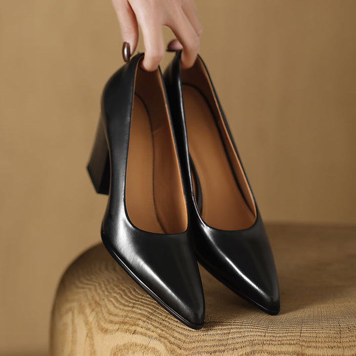Annora | Pointed Block Heels
