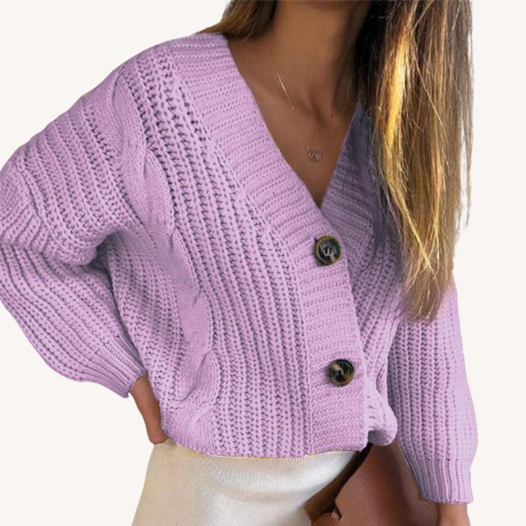 Romy | Chunky Button Cardigan