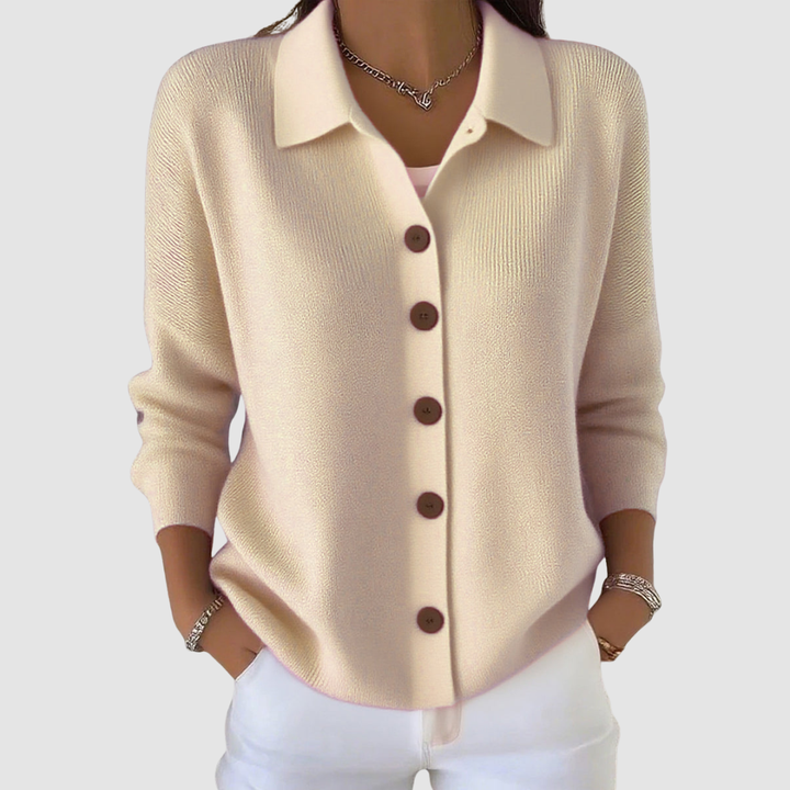 Faith | Button-Up Collared Cardigan