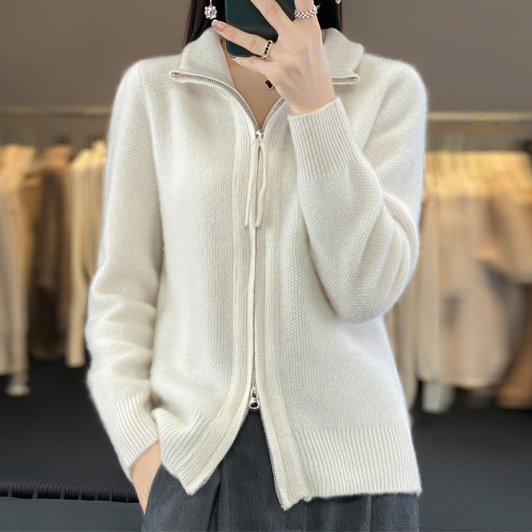 Ivy | Cozy Zip-Up Cardigan