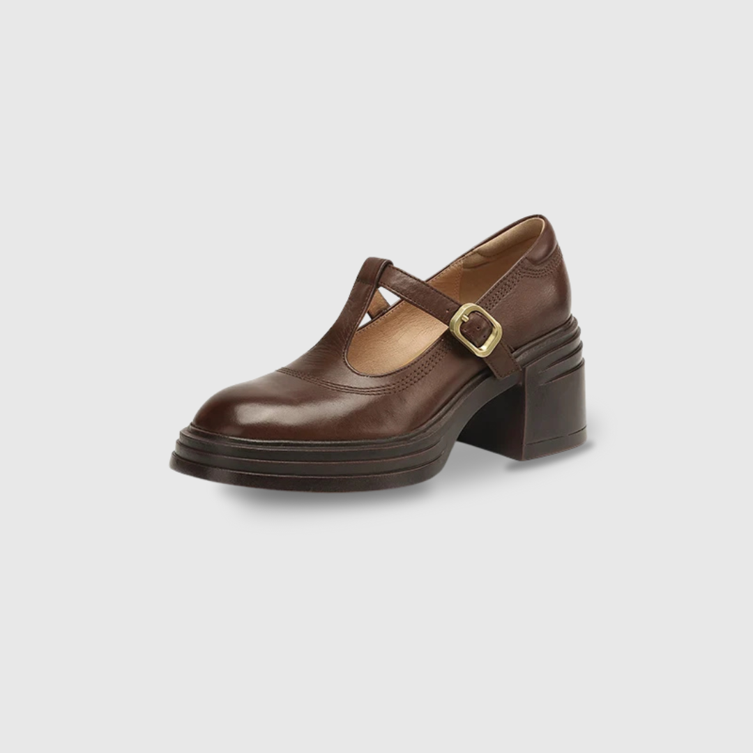 Delilah | Chunky Block Heel Mary Janes