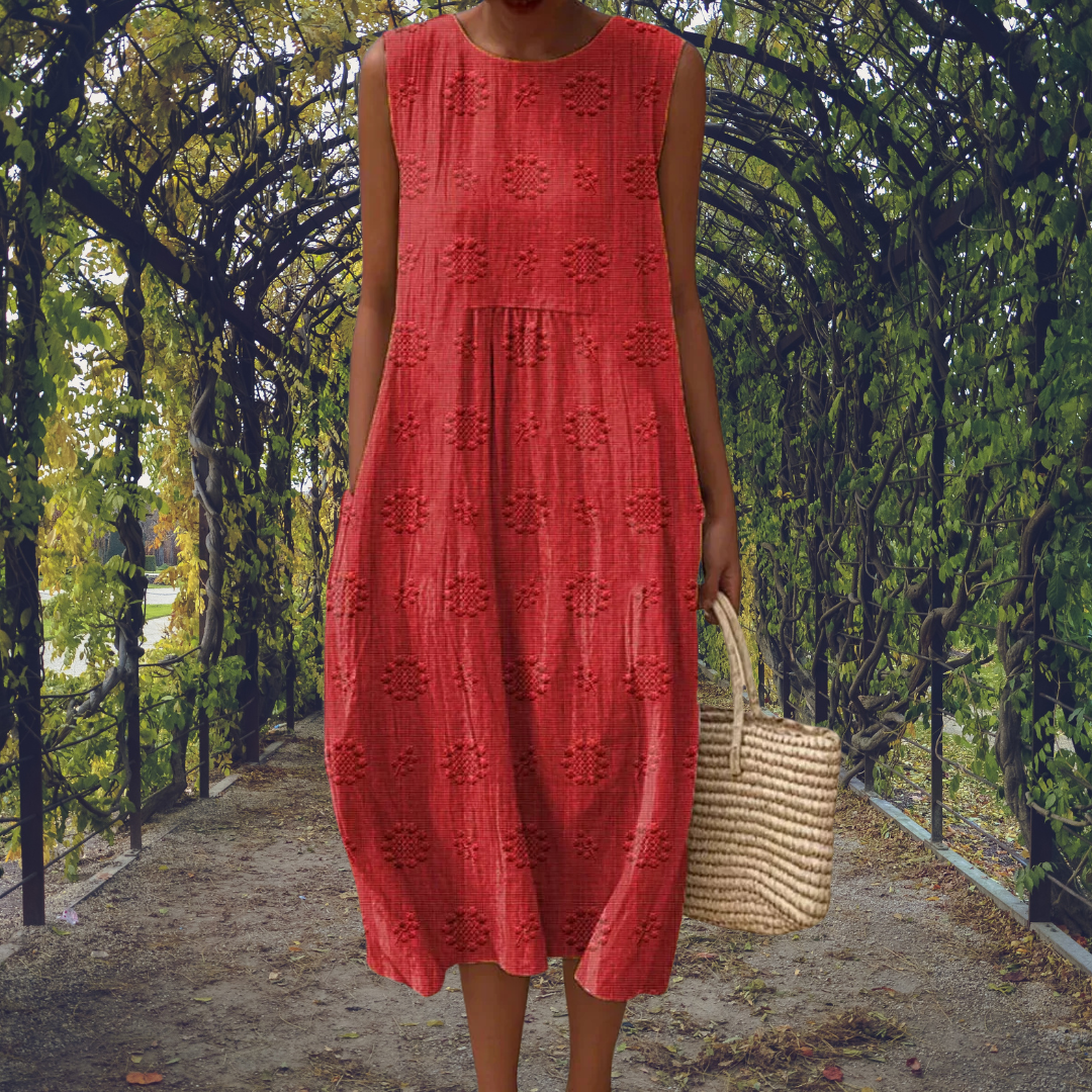 Marceline | Relaxed Sleeveless Dress with Pockets