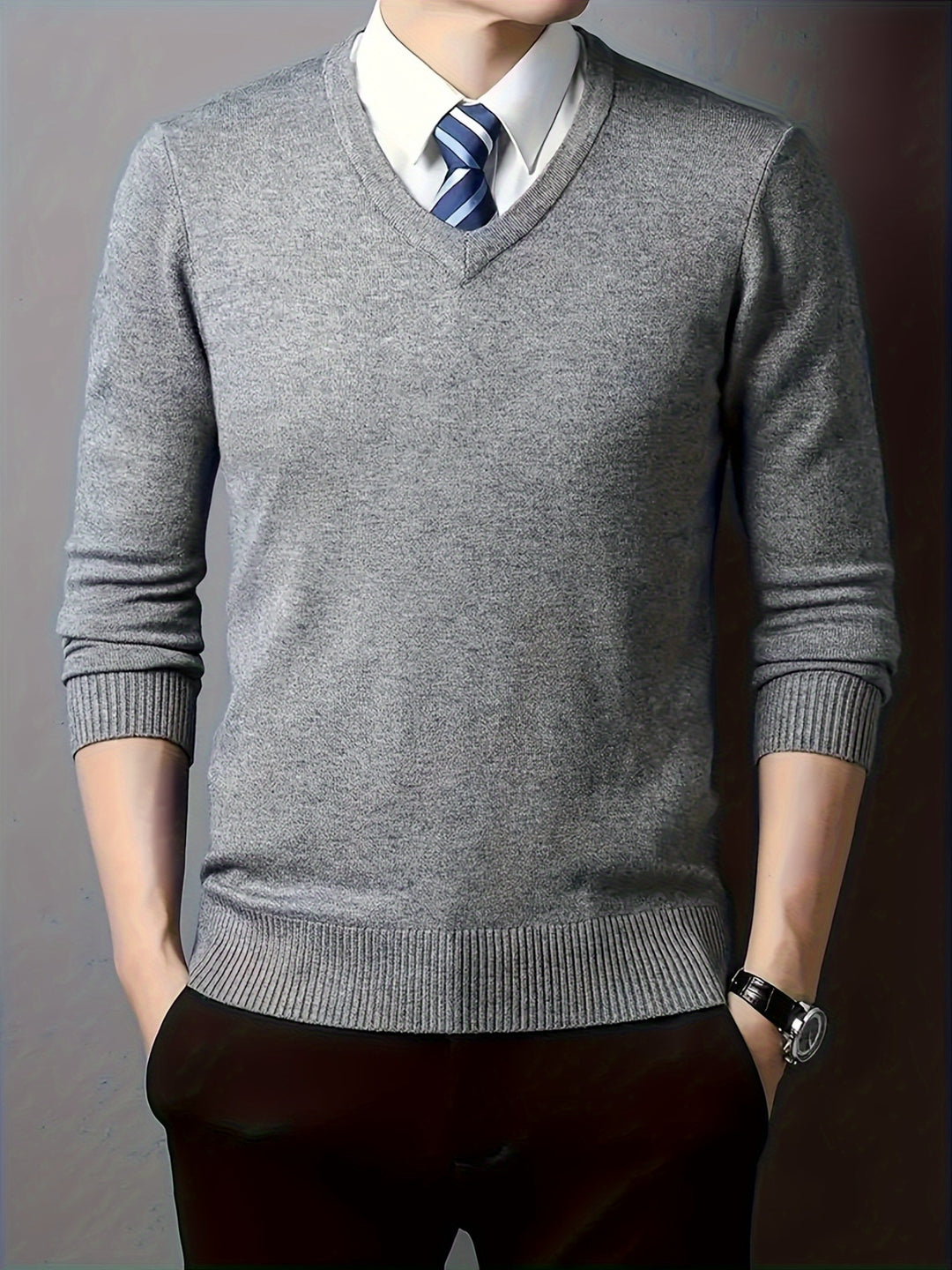Dorian | Refined V-Neck Pullover