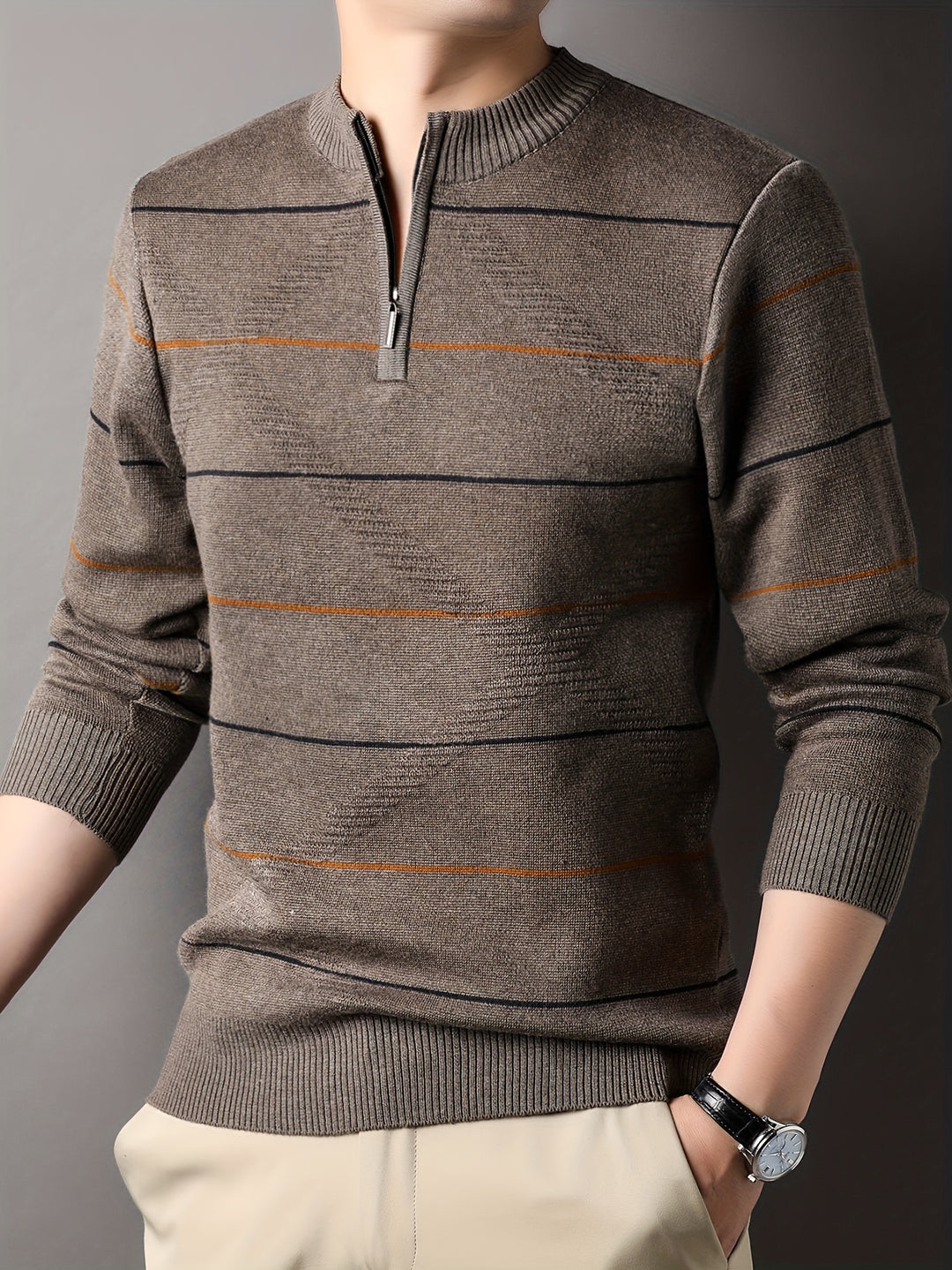 Rhys | Refined Half-Zip Sweater