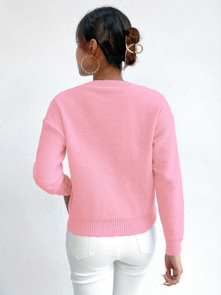Valerie | Cable-Knit Round Neck Sweater