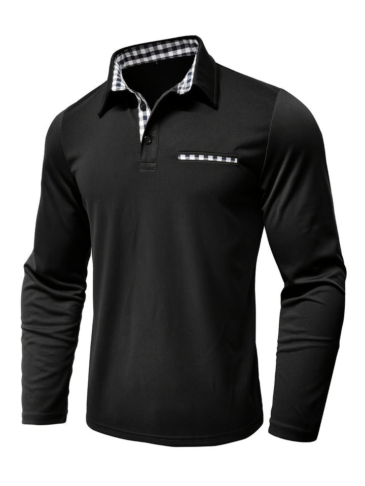 Colton | Refined Long-Sleeve Polo Shirt