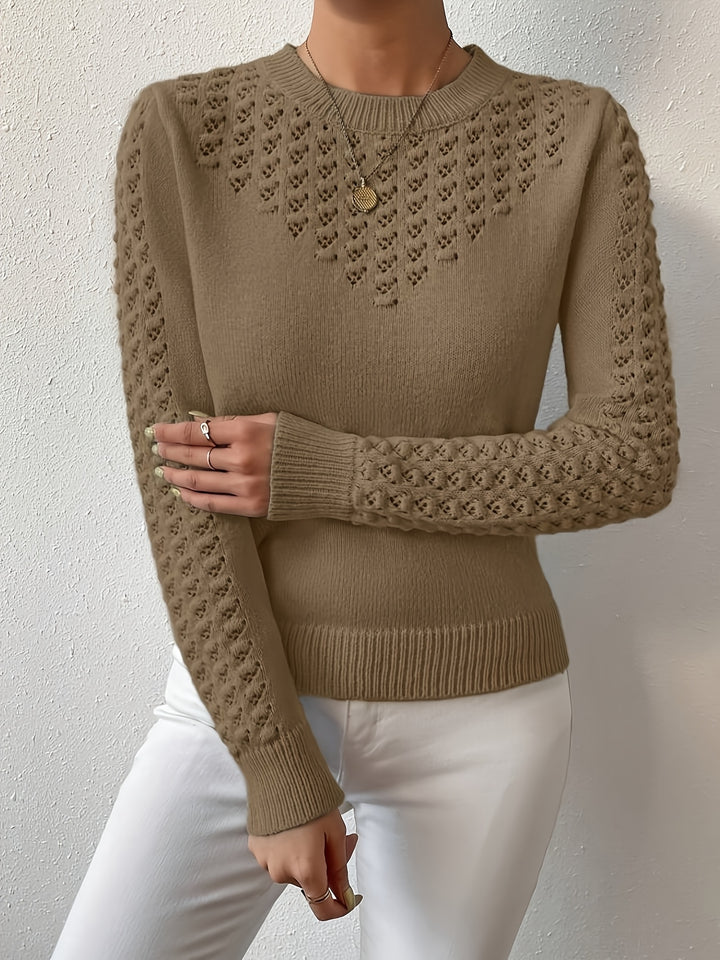 Marceline | Openwork Knit Sweater