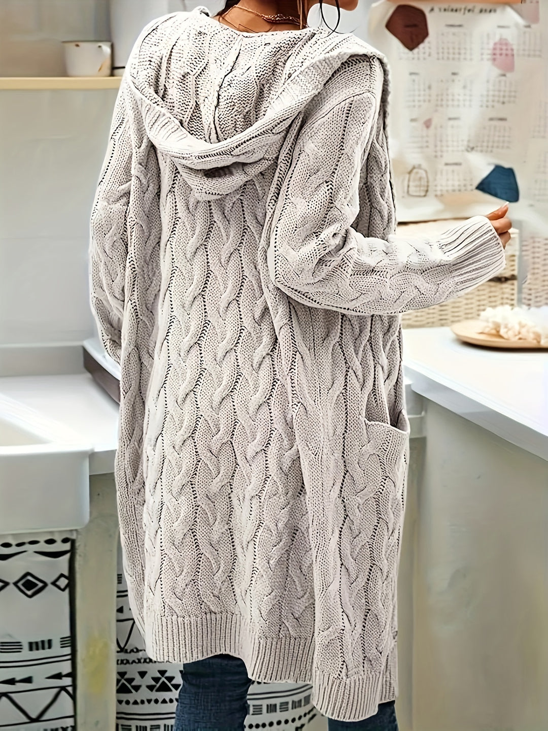 Nadine | Textured Longline Cardigan