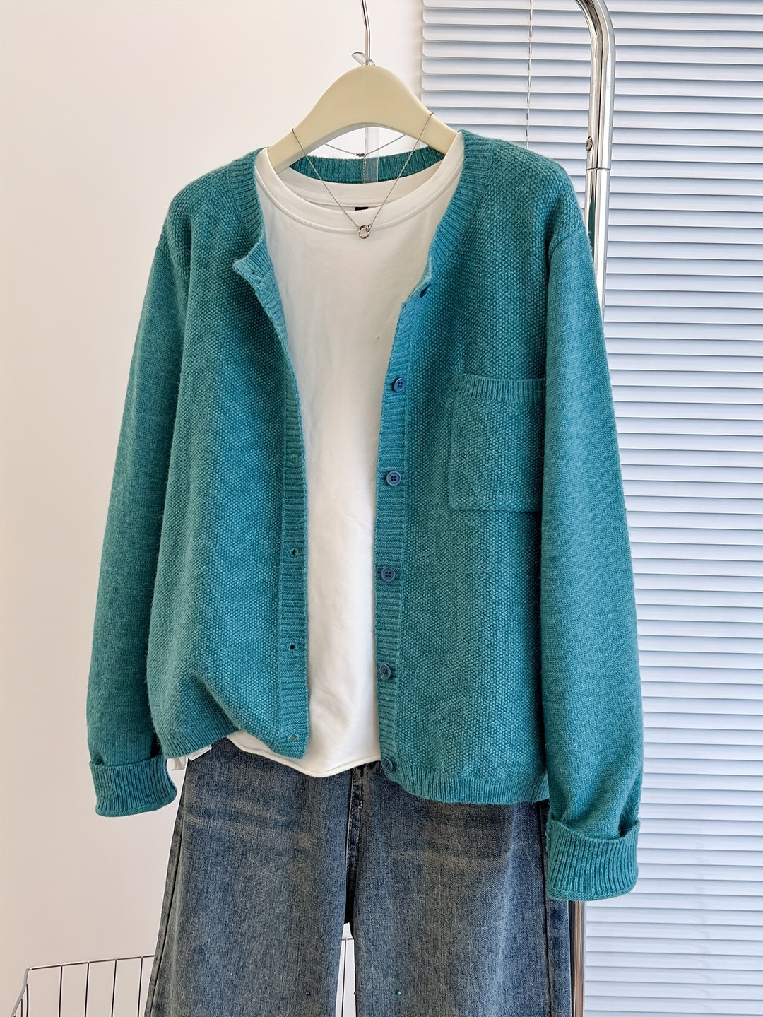 Katherine | Relaxed Button-Front Cardigan