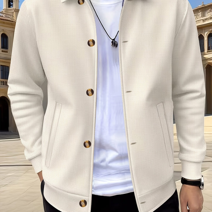 Spencer | Textured Button-Up Jacket