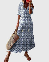 Wren | Flowing Bohemian Maxi Dress