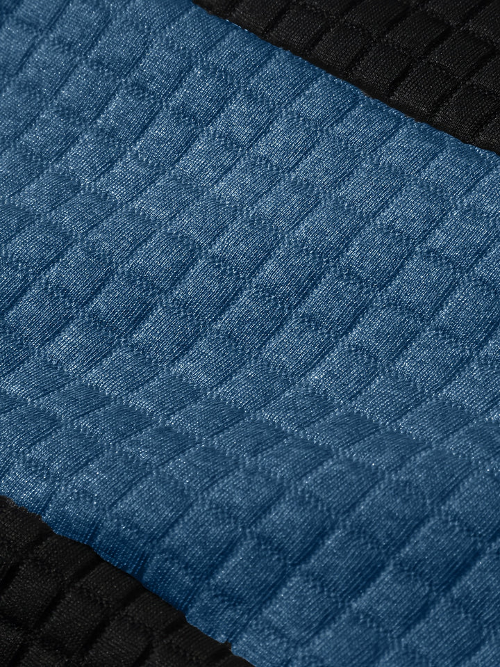 Grayson | Textured Color-Block Hoodie