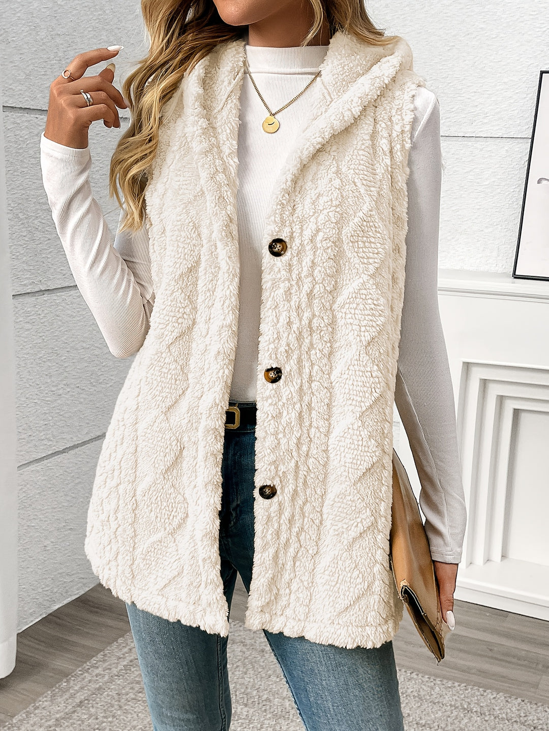Hazel | Cozy Hooded Vest