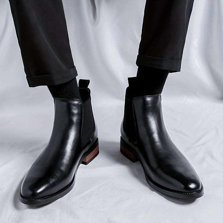 Sebastian | Refined Pointed-Toe Chelsea Boots