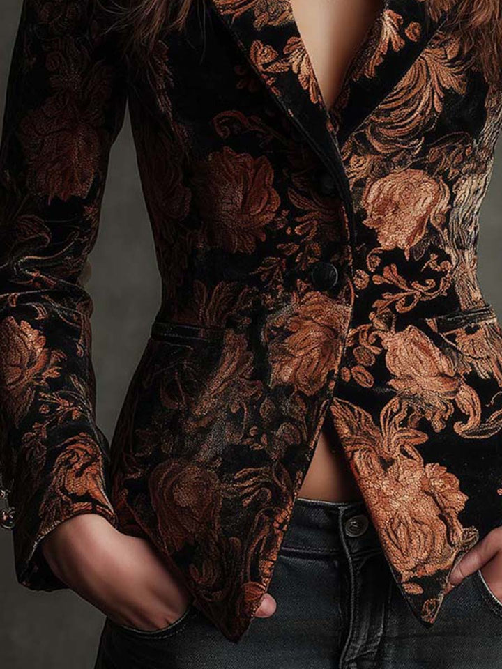 Rhiannon | Floral Tailored Blazer