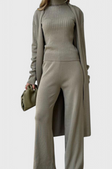 Camille | Refined Three-Piece Knit Set