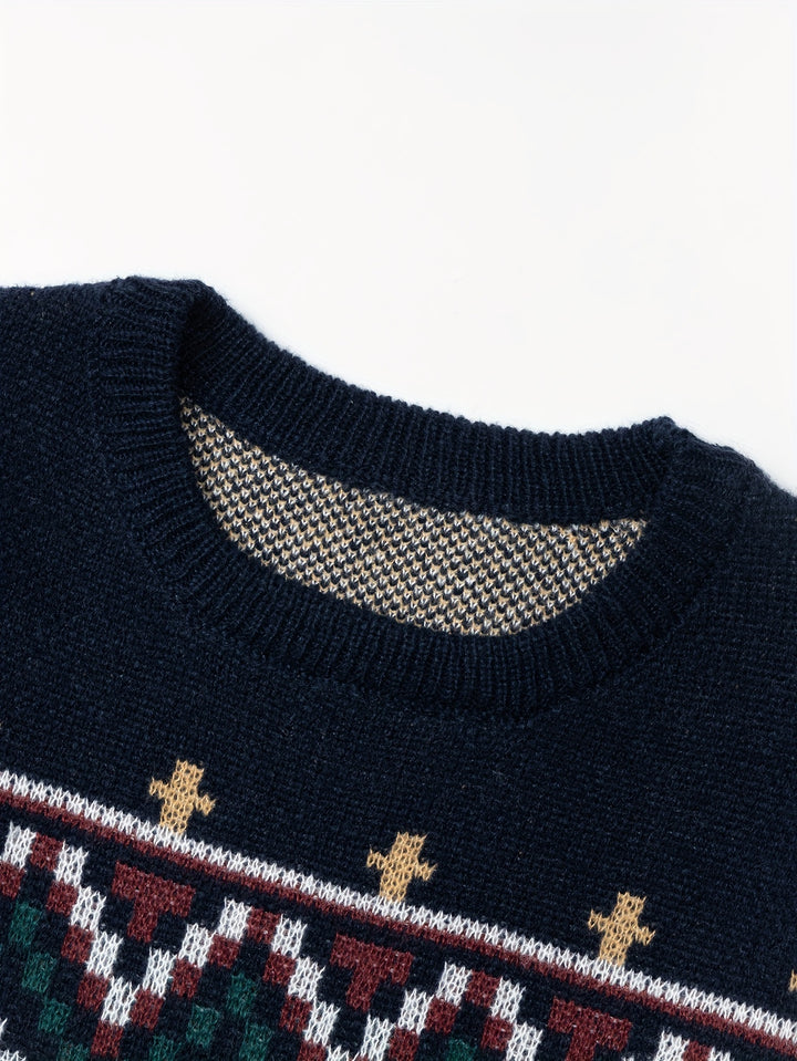 Callum | Heritage Patterned Sweater