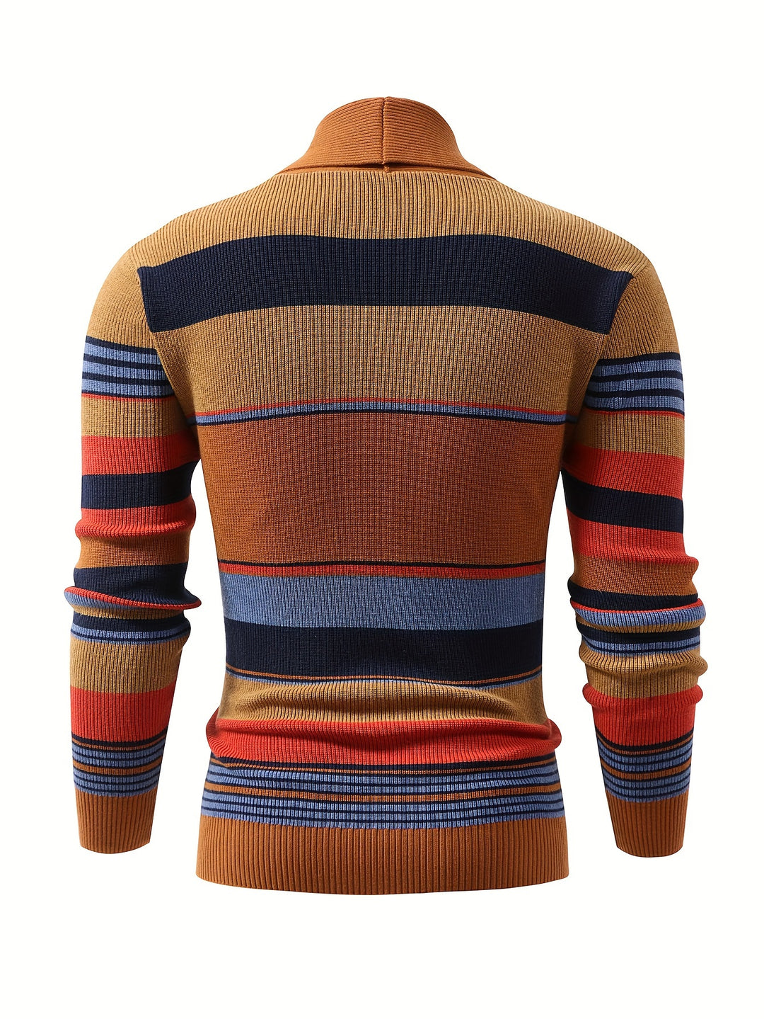Malcolm | Striped Button-Front Cardigan