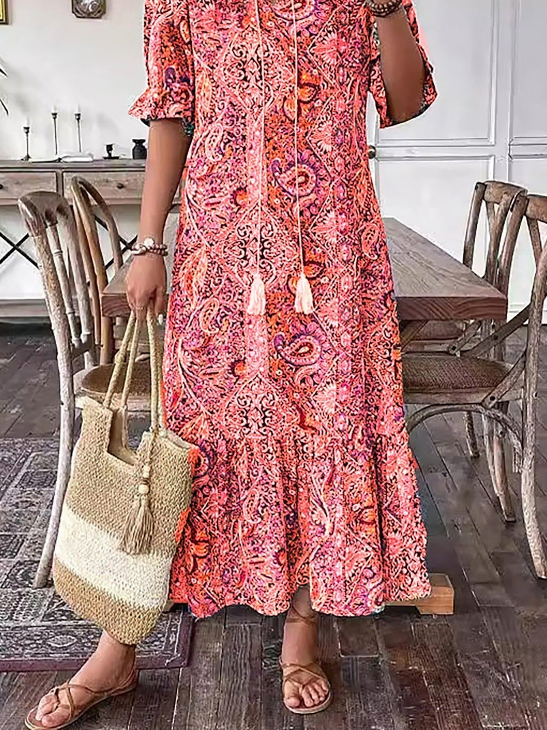 Sylvie | Bohemian Tiered Maxi Dress