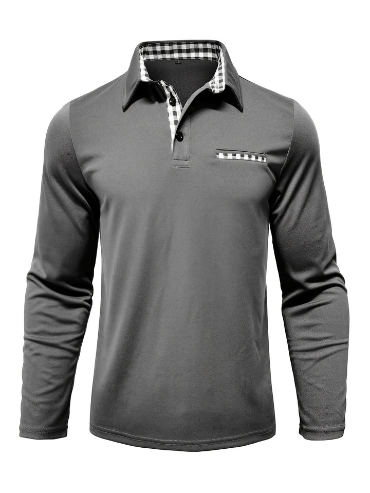 Colton | Refined Long-Sleeve Polo Shirt