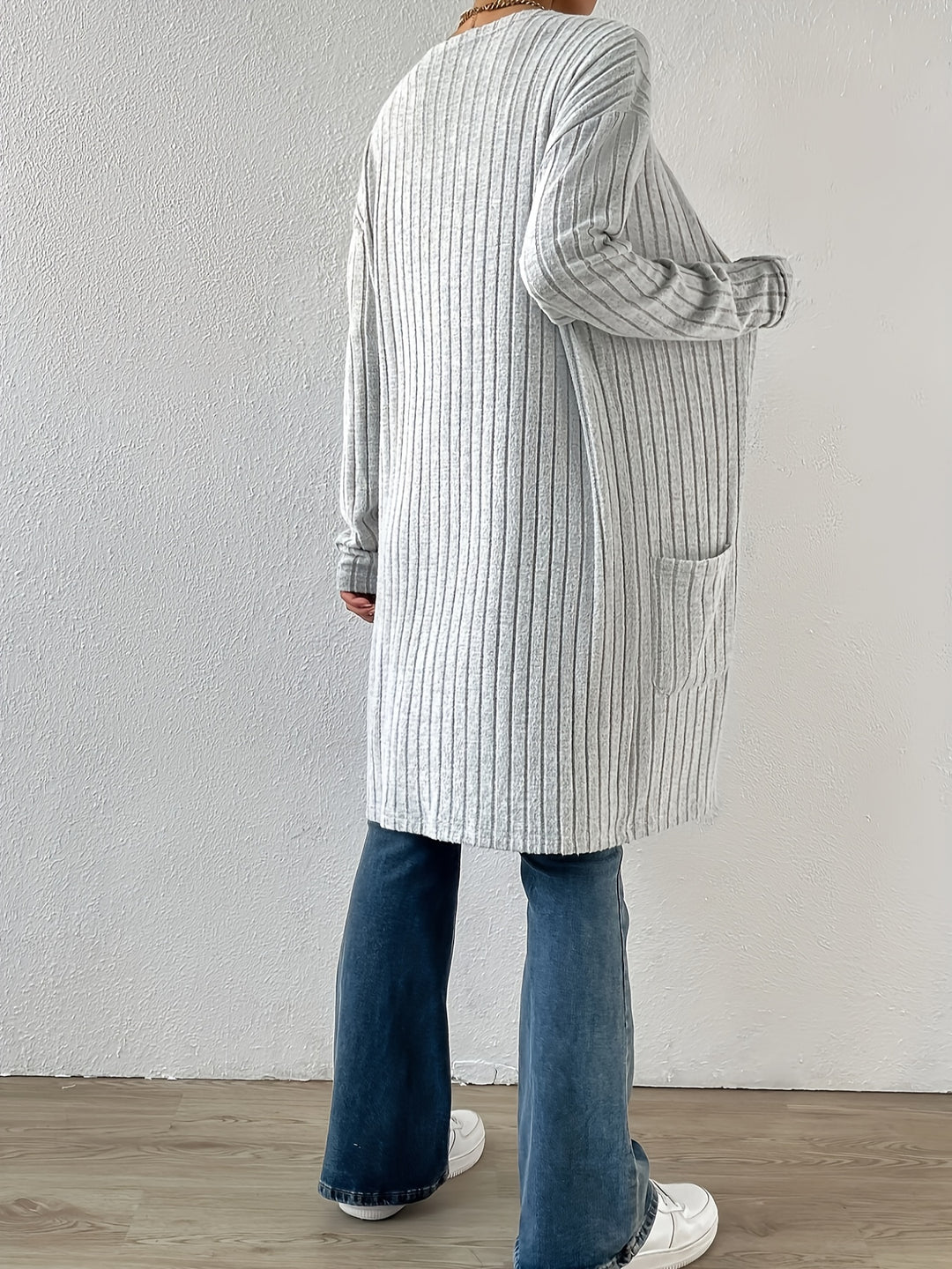 Sasha | Longline Open-Front Cardigan